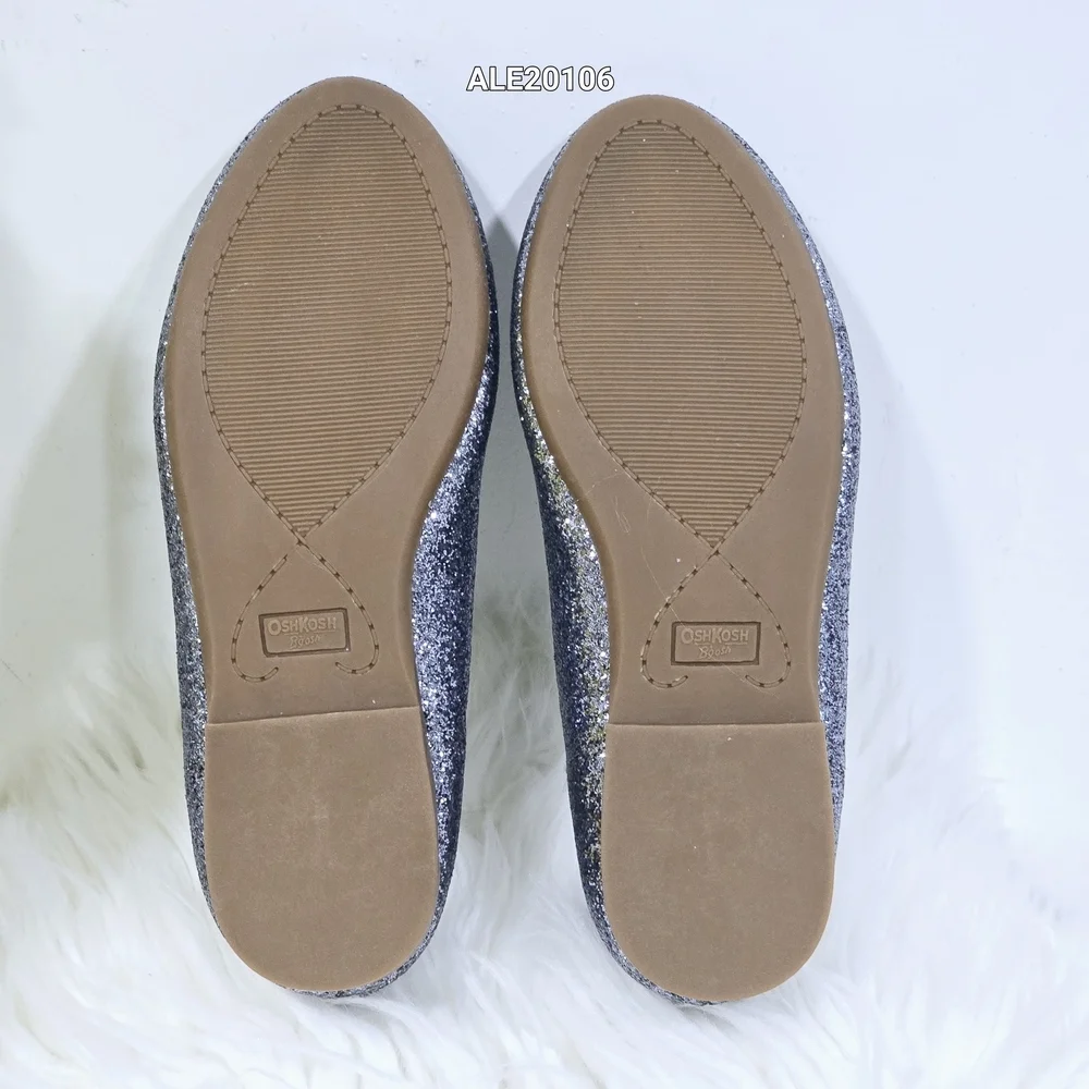 OshKosh B'gosh Girls Sparkling Blue Flats Sz.2